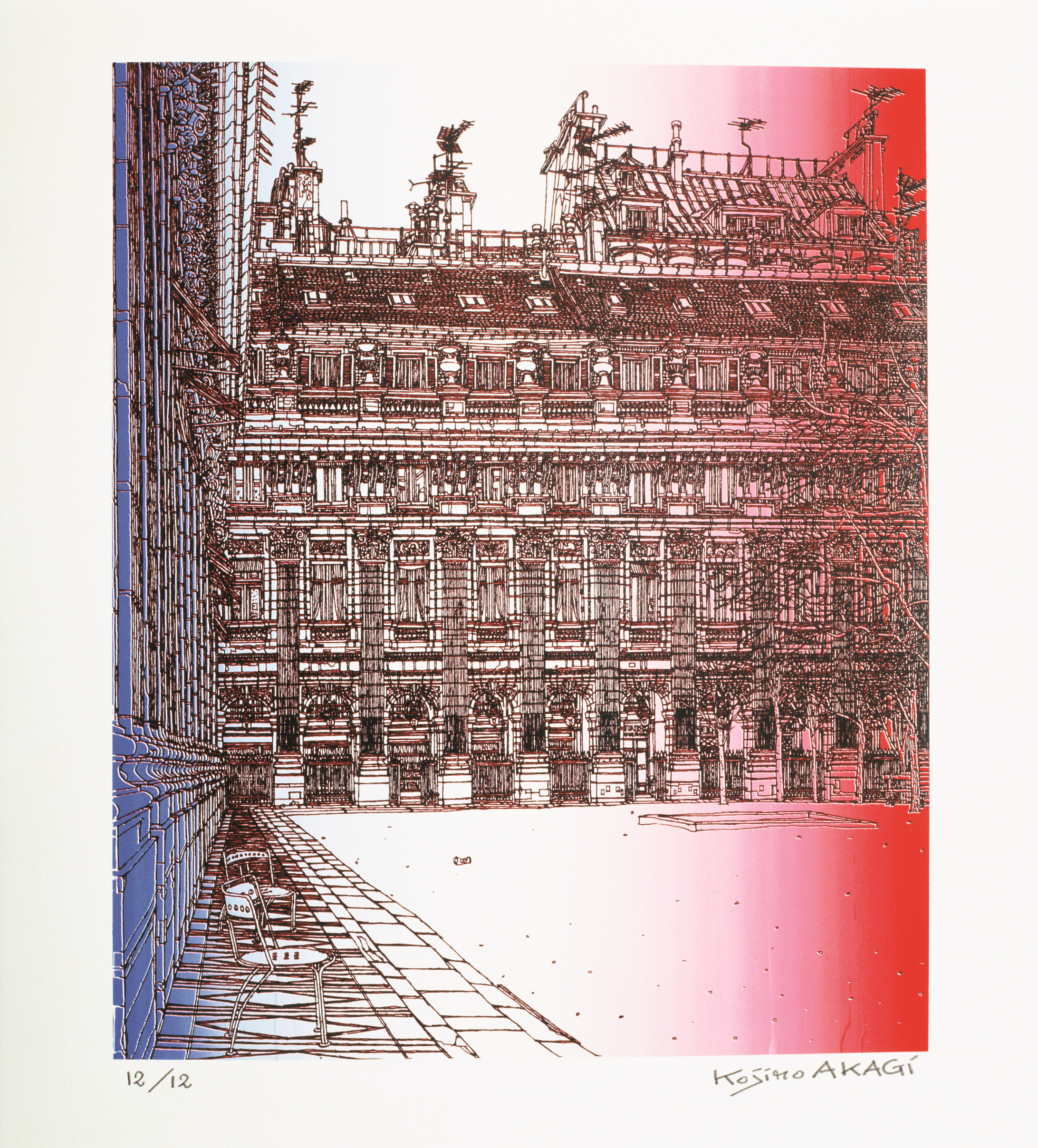 19 AKAGI Au jardin du Palais Royal - noir - 1989 - E-58.png