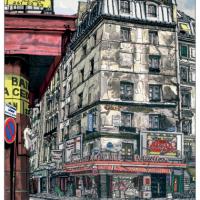 Au coins des rues de l’Arbre-Sec et rue Saint-Honoré  / At the corner of the streets «de l’Arbre-Sec» and Saint-Honoré / アルブル・セックとサント・ノーレ通り<br /><br />
の角